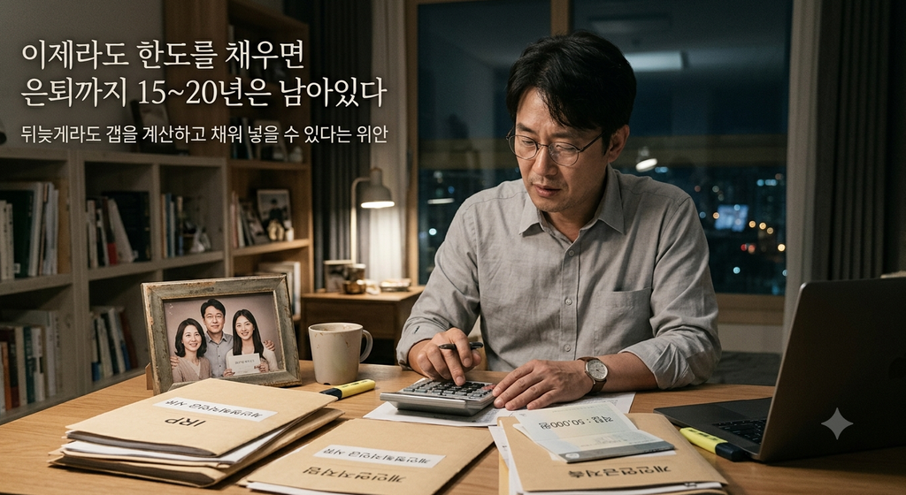 45세 IRP 연금저축 한도 채우기 은퇴 15~20년 준비